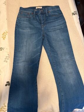 Madewell Blue Flare Jeans